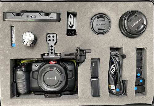 Blackmagic Pocket Cinema Camera 4K - Mallette BLEUE – Image 2