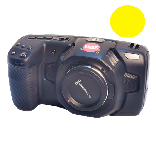 Blackmagic Pocket Cinema Camera 4K - Mallette JAUNE