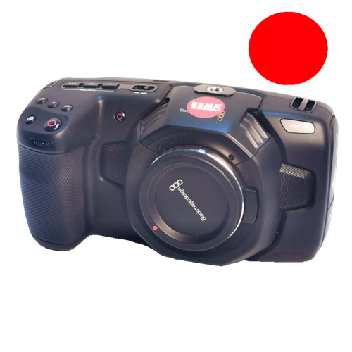 Blackmagic Pocket Cinema Camera 4K - Mallette ROUGE