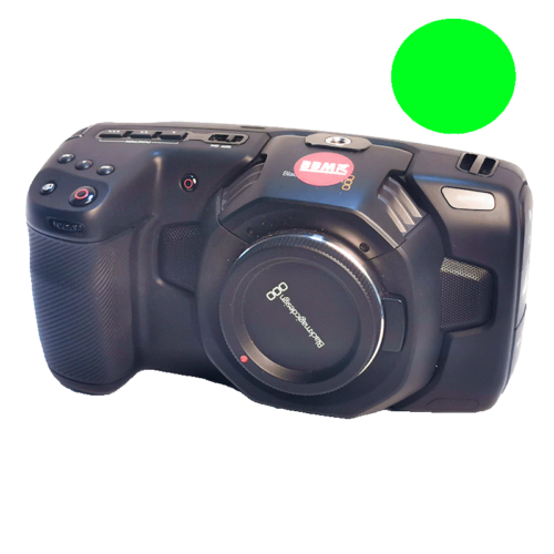 Blackmagic Pocket Cinema Camera 4K - Mallette VERTE