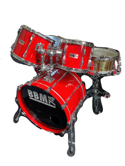 Yamaha - Recording Custom POP Red - Kit (10", 12", 14", 16", 22" - Snare 14")