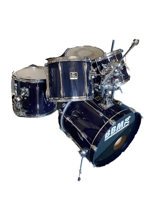 Yamaha Stage  Custom Blue - Kit (10", 12", 14", 20" - Snare 14") – Image 2