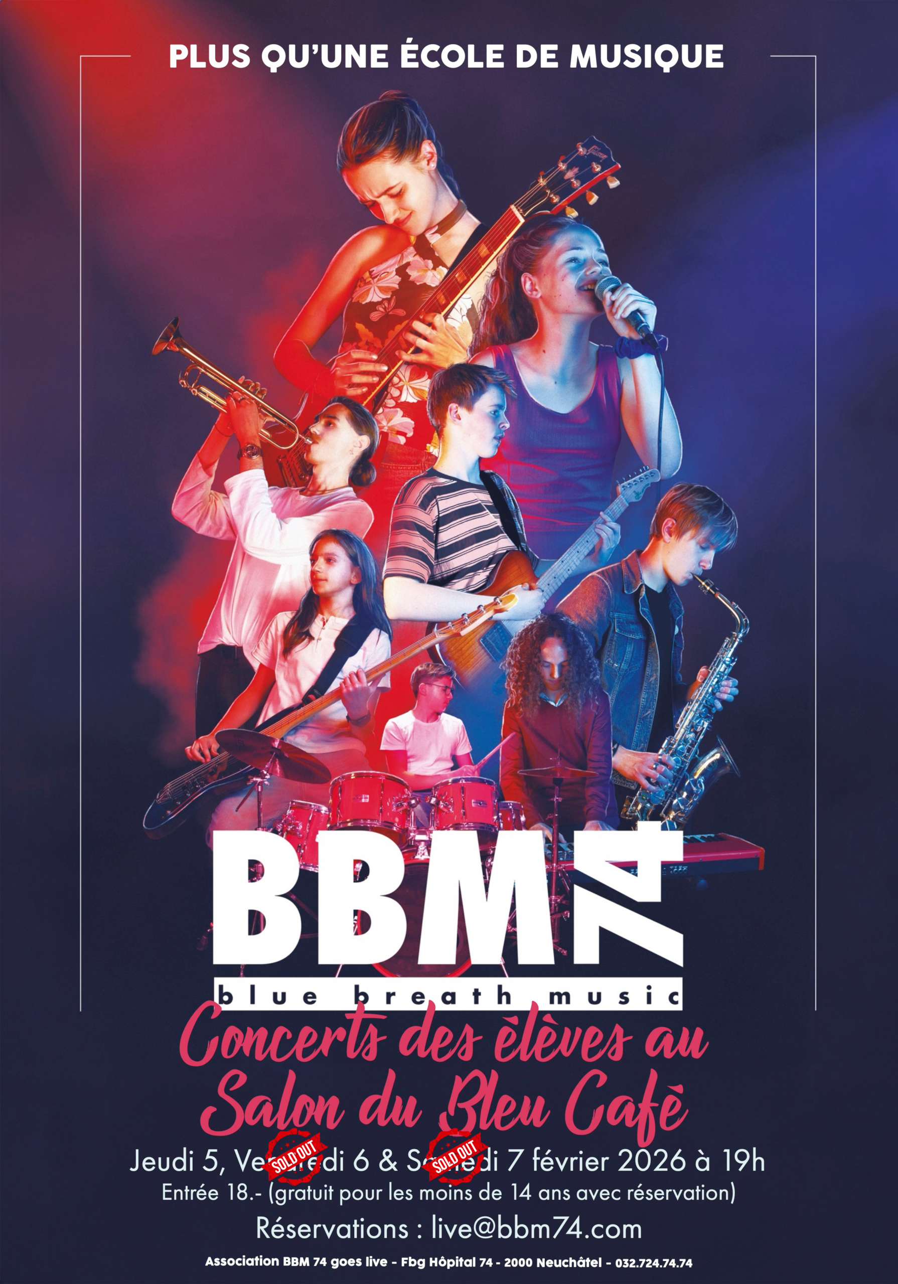 BBM 74 Bleu Cafe 2026 - JE-VE SOLD OUT